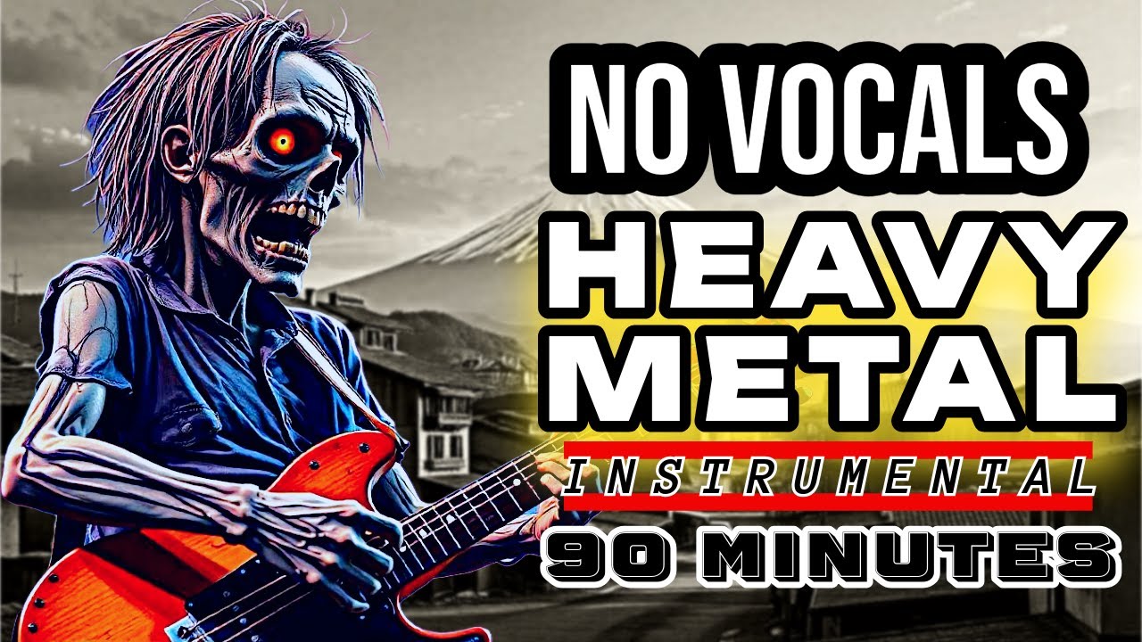 HEAVY METAL INSTRUMENTAL NO VOCAL | METAL INSTRUMENTAL 90 MINUTES