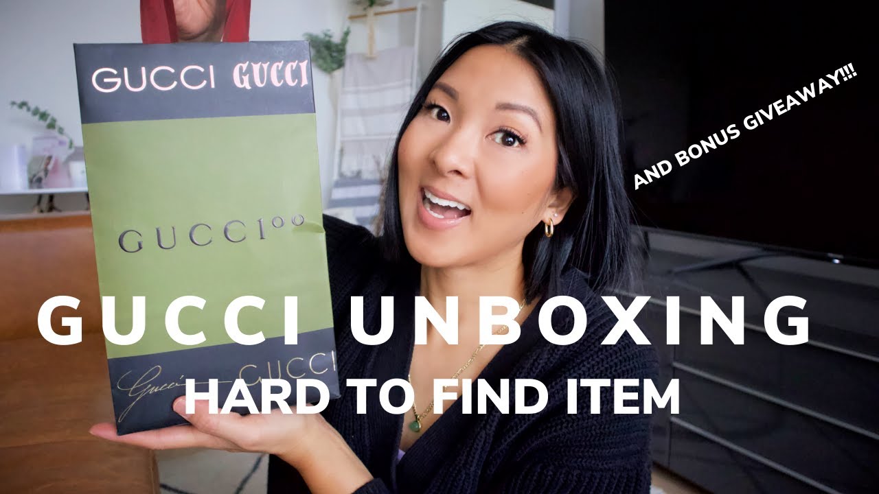 UNBOXING | HARD TO FIND GUCCI ITEM