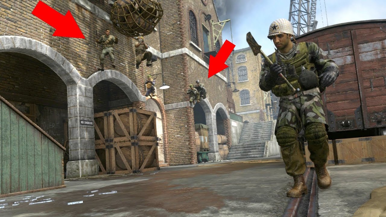 EXTREMELY SNEAKY HIDING SPOT!!! HIDE N' SEEK ON *WW2*