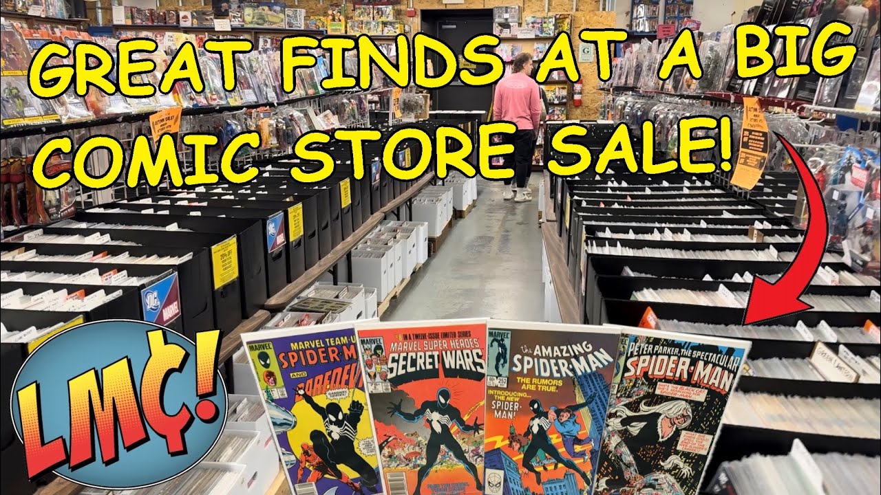 Great Finds at a Big Comic Store Sale! PLUS&hellip; Which Spider-Man Black Suit Came First?