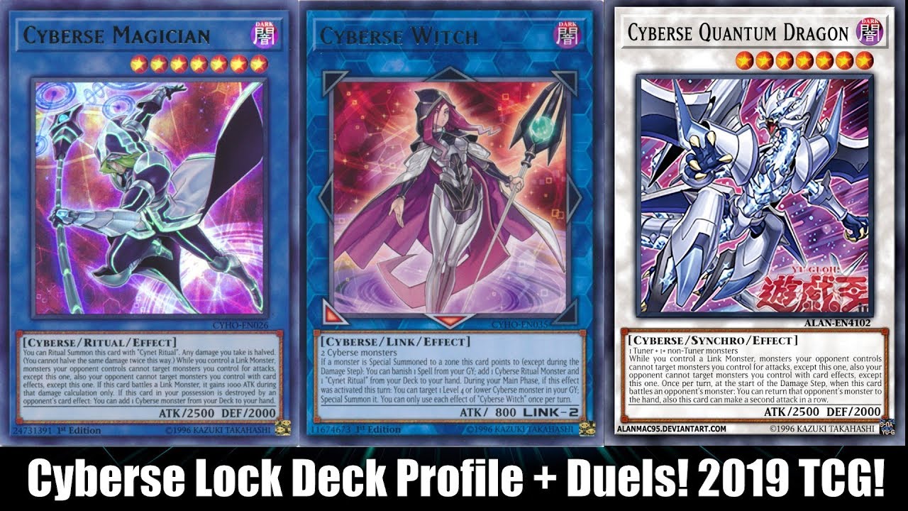Yu-Gi-Oh! Cyberse Lock Deck Profile + Duels! Post Savage Strike! January 2019! TCG!