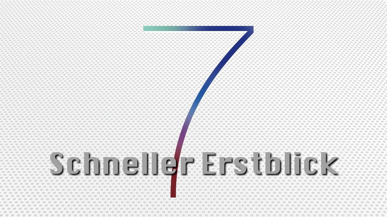 iOS 7 Erstblick - iPhone 5