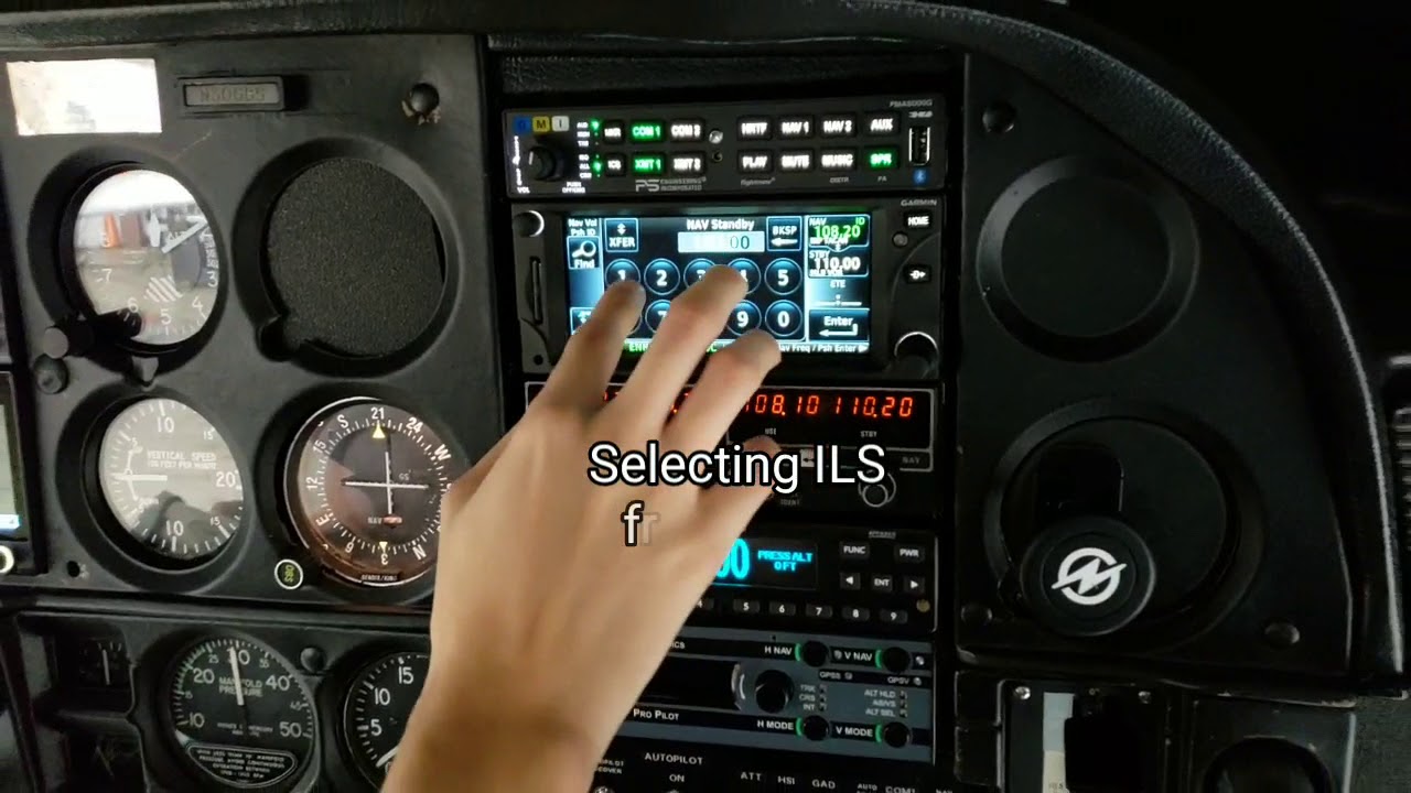 IFR 4000 operation by our student - Avionics Technician Training