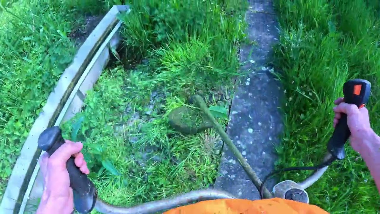 Extreme Grass Strimming: Conquer the Jungle with Stihl FS460!