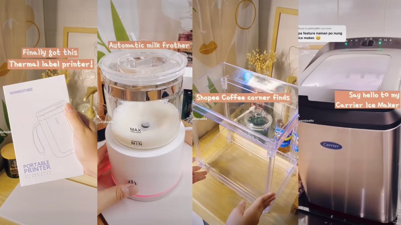 Shopee Finds: Coffee Corner Haul, Ice Maker, Thermal Printer