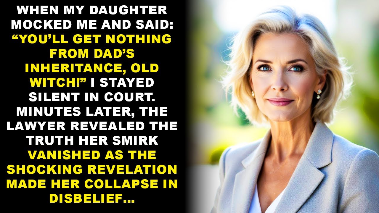 Inheritance Shock: Daughter's Cruelty Backfires in Courtroom Revelation!
