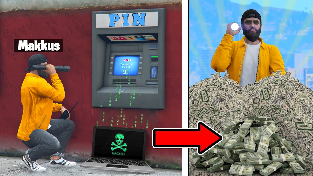 Pinautomaat Overvallen In GTA 5 Roleplay