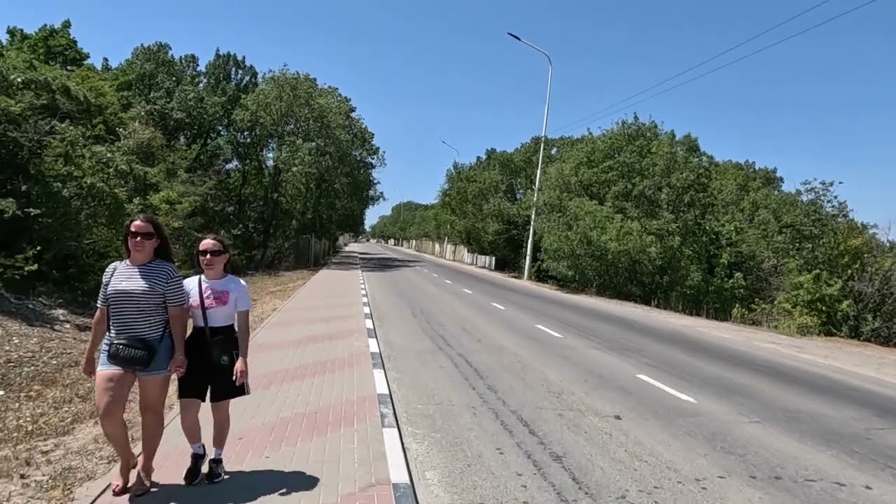 Kabardinka: from Central Beach to Prometheus Beach. Oт Центрального пляжа до пляжа Прометей.