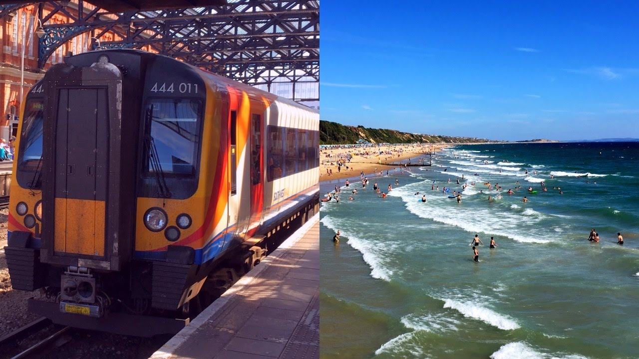 To Bournemouth Beach with South West Trains from London Waterloo