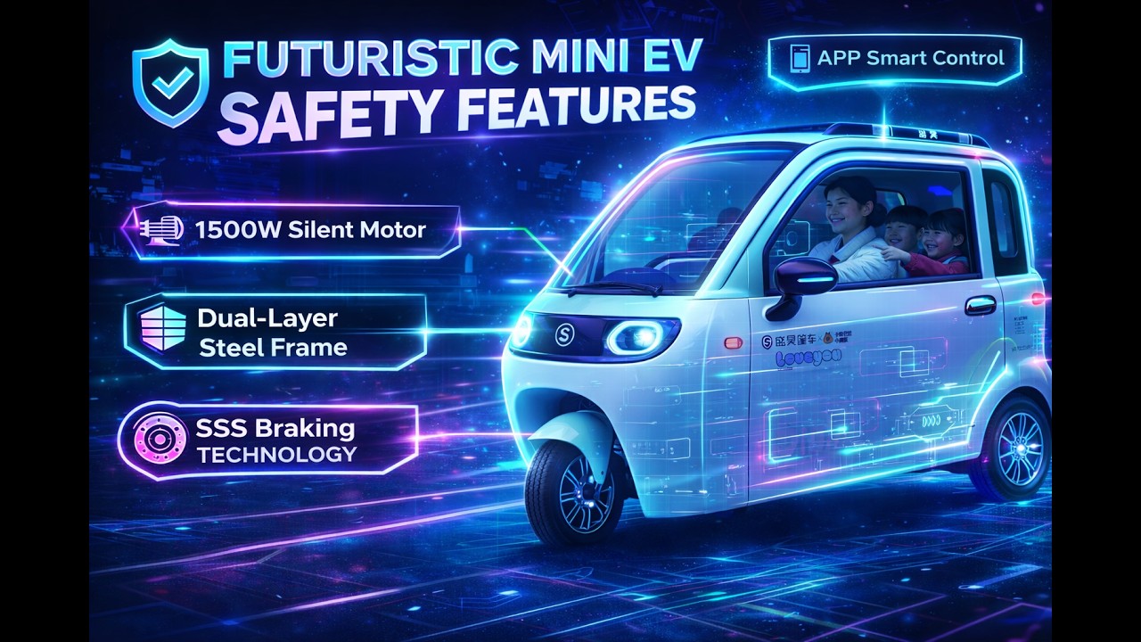Smart 3-Wheel Electric Vehicle | The Future of Urban Mobility #SunhoEV, #SenhoEV, #drivethefuture