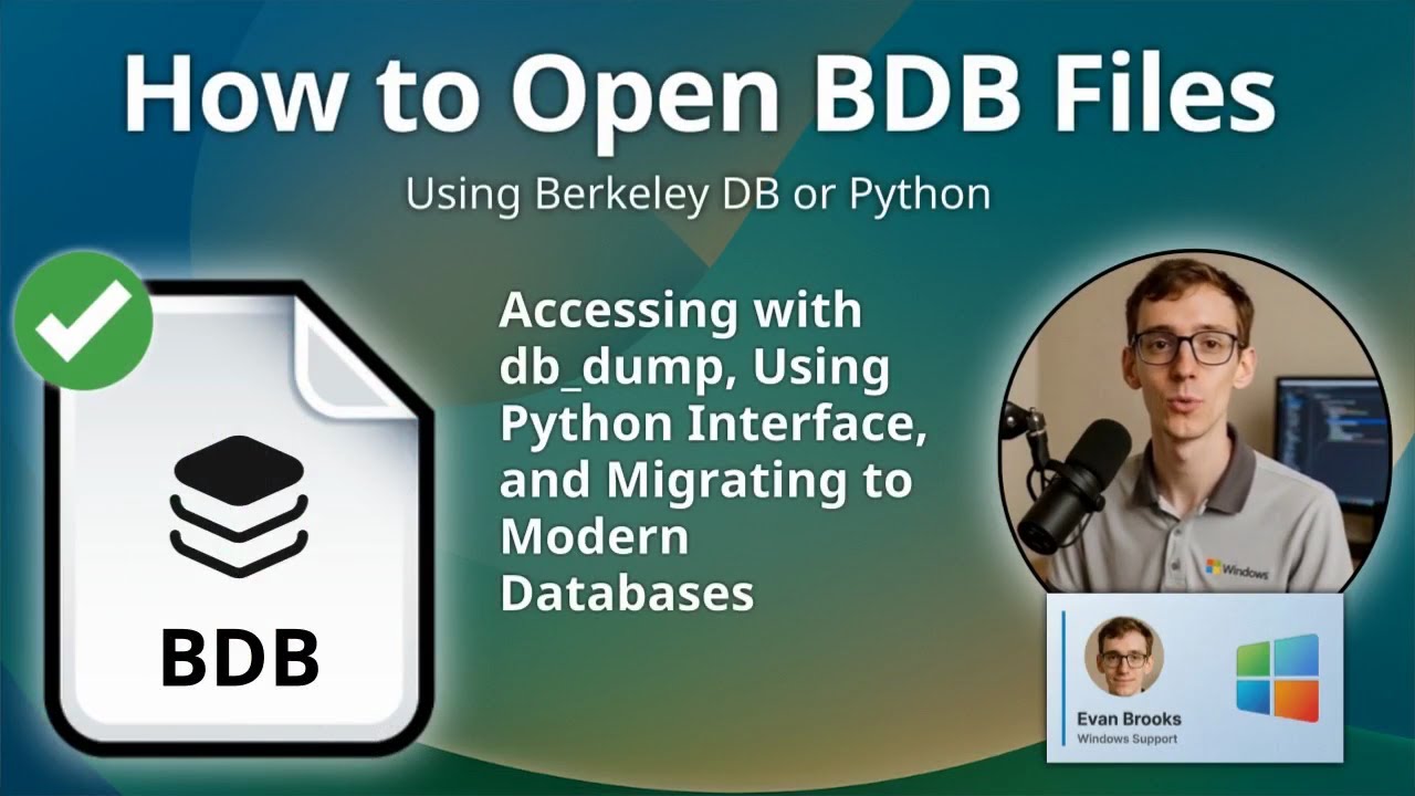 Как открыть файлы BDB (с помощью Berkeley DB или Python)