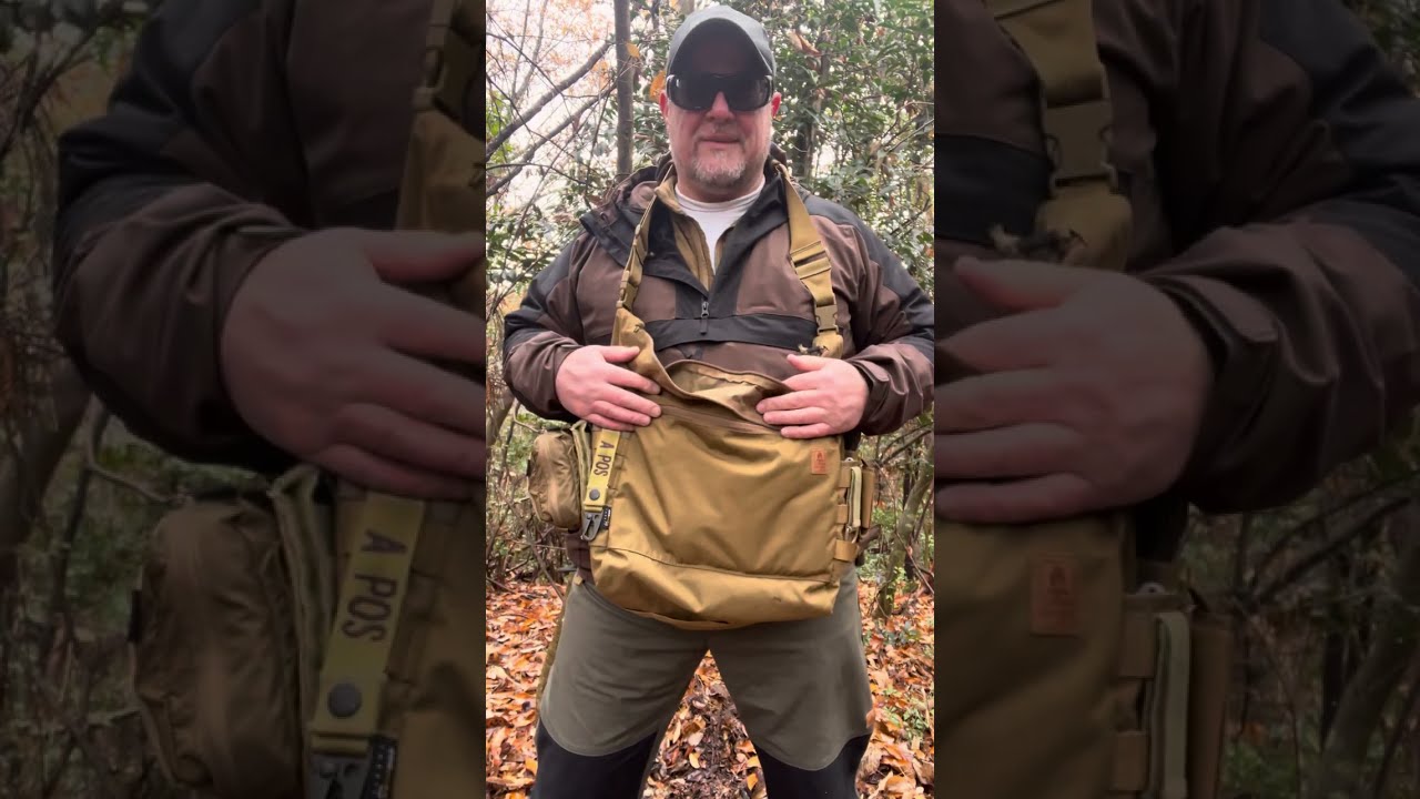 Helikon Tex Bushcraft Satchel. One of my main go-to bags in the last years.