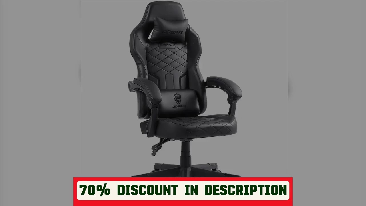 A must-have product! Dowinx Gaming Chair with Pocket Spring Cushion, Ergonomic Computer Chair High