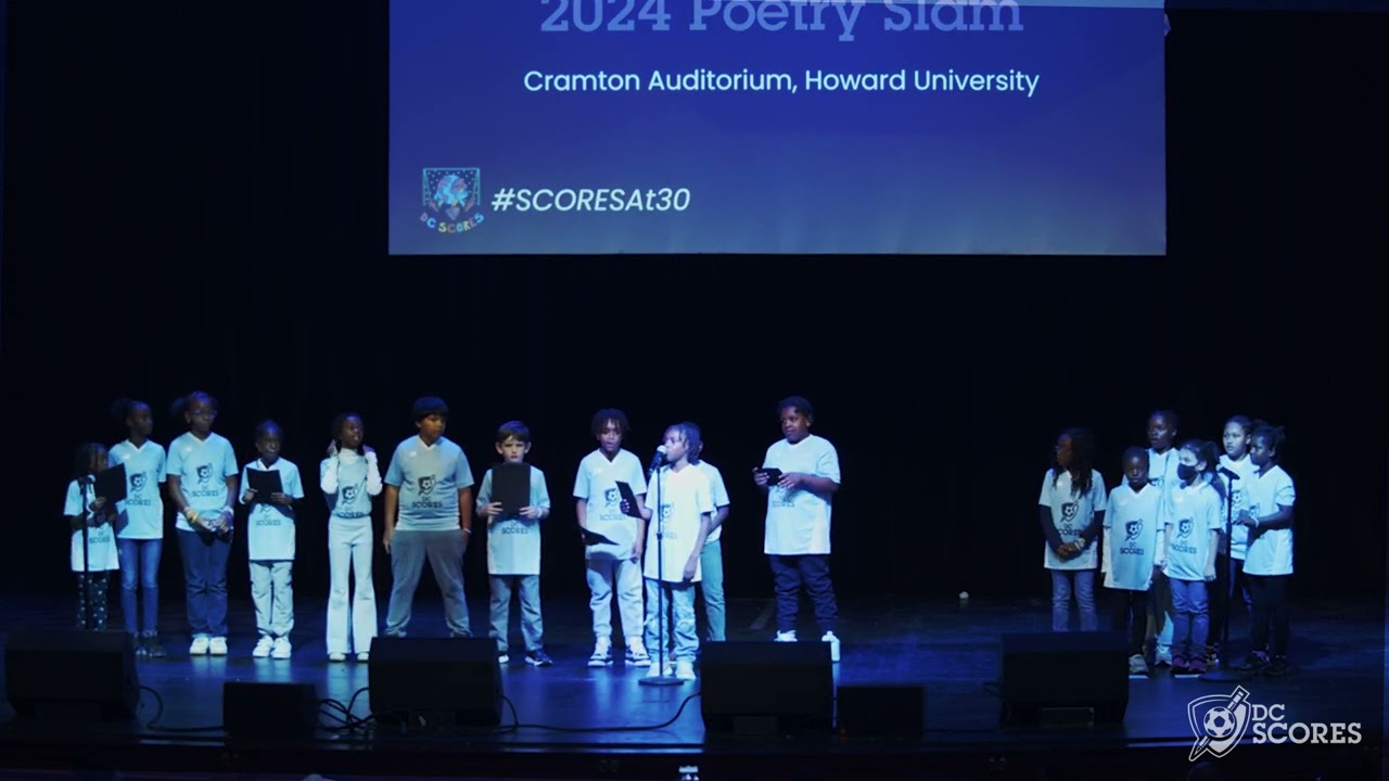 Bunker Hill Elementary School Performs at the 2024 DC SCORES Westside Poetry Slam