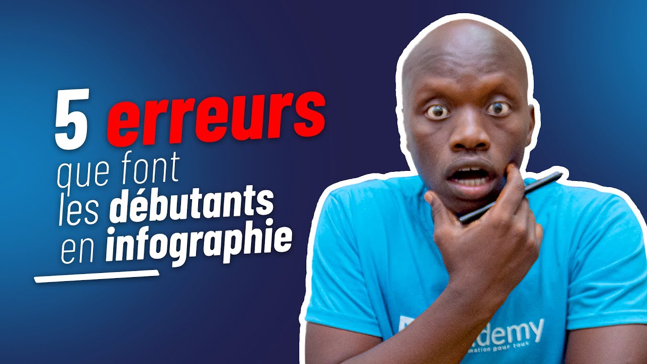 5 erreurs que font les débutants en infographie 😱😱😱