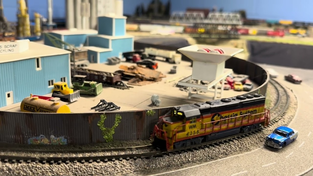 90NMRA Convention 2025. /Gary Smith. GTW North N Scale Layout. #modeltrains #nscale #nmra #railfan 