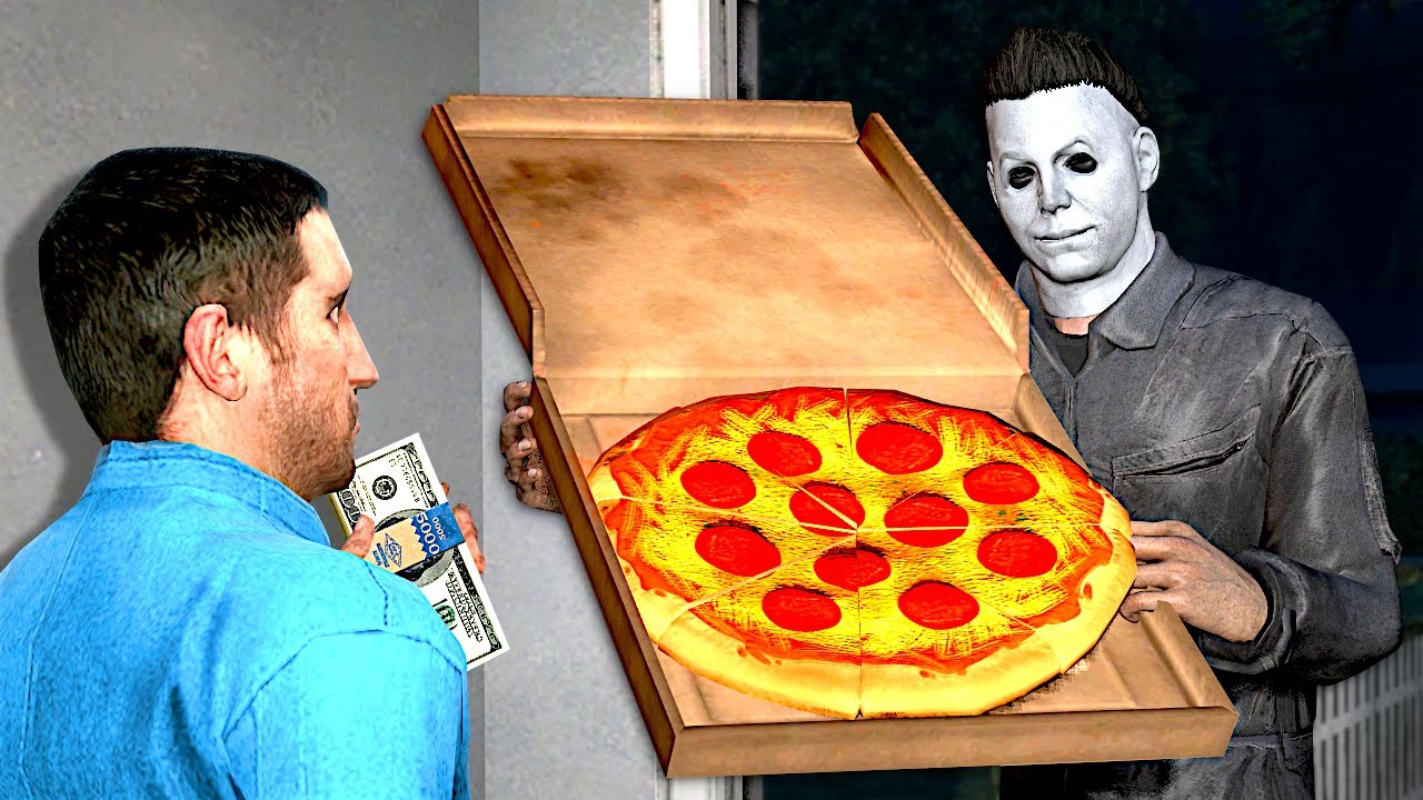 MICHAEL MYERS DELIVERED MY PIZZA! (Garry's Mod)