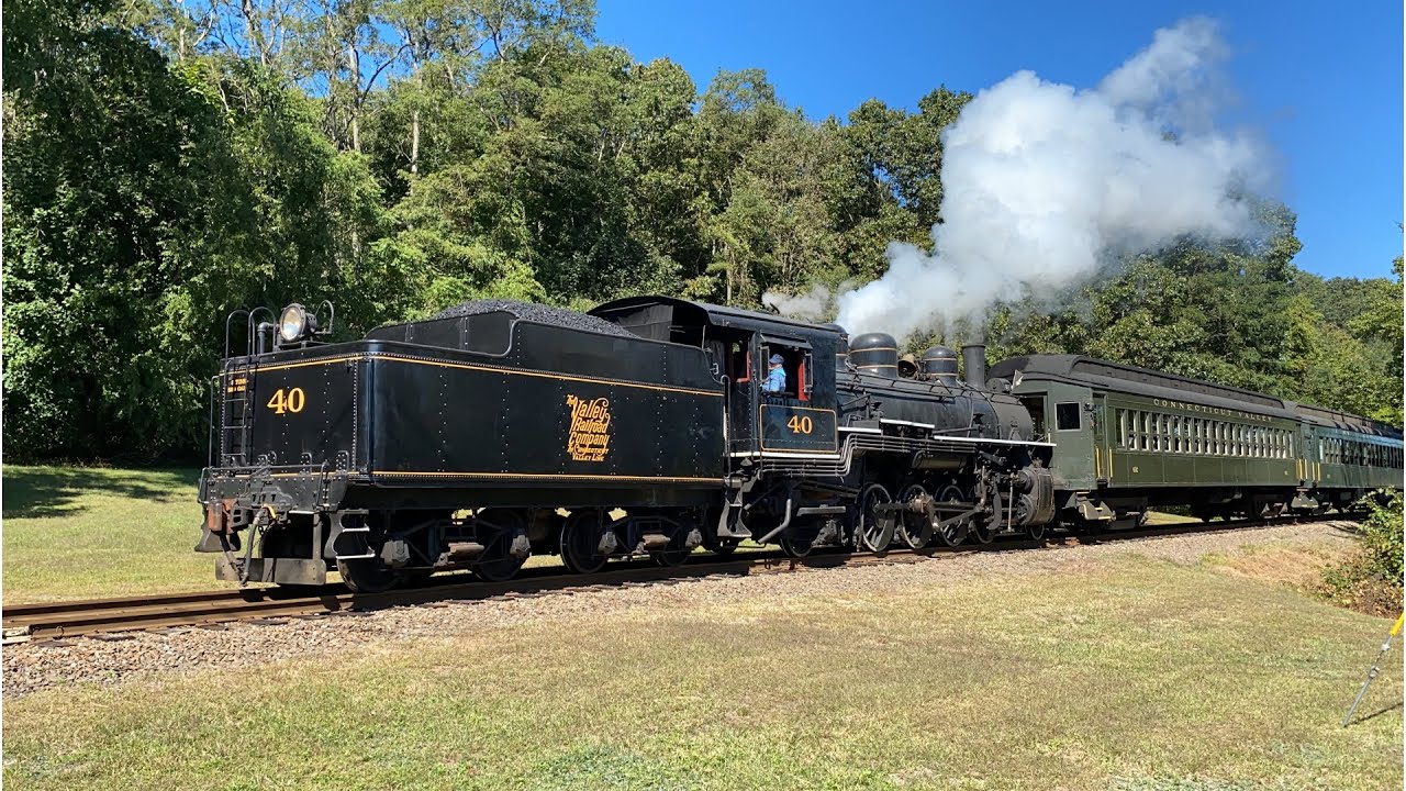 Chasing Valley Railroad Mikado Steam Engine No. 40 On The Essex Steam Train (9/19/20)