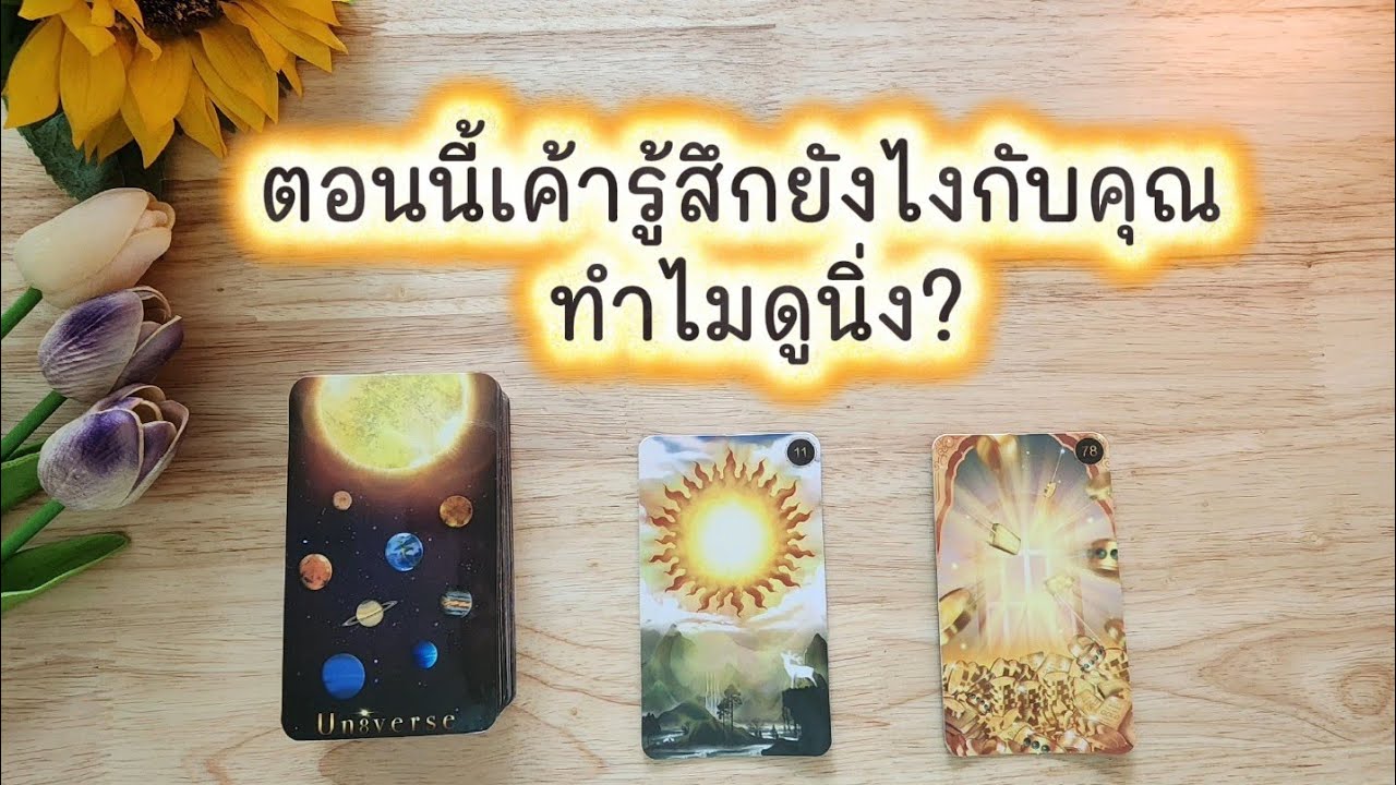 🌻🍀ตอนนี้เค้ารู้สึกยังไงกับคุณ ทำไมดูนิ่ง🧚‍♀️💌
