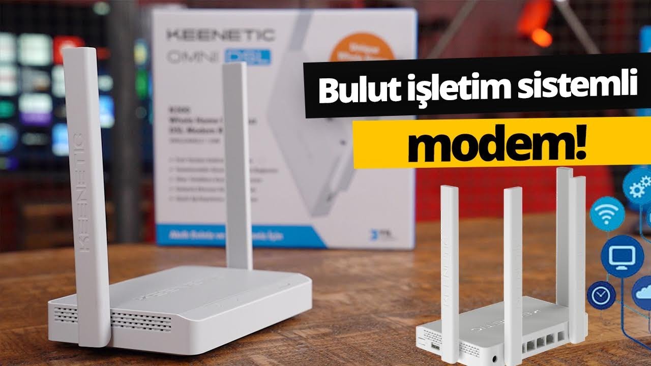 Bulut işletim sistemine sahip modem Keenetic Extra DSL ve Keenetic Omni DSL inceleme!