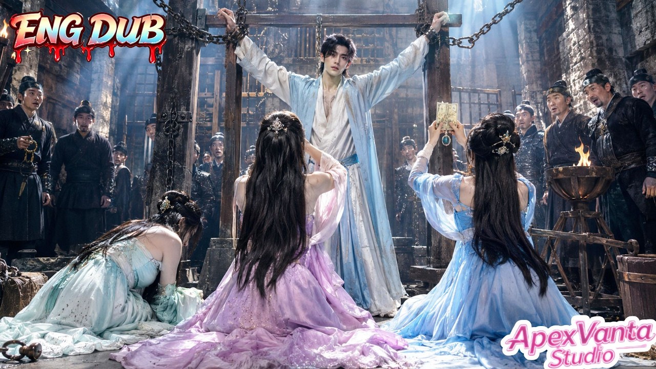 Pt. 3:A son-in-law's poem stuns city,but jailed.Princess saves him,3 beauties fight to marry him!