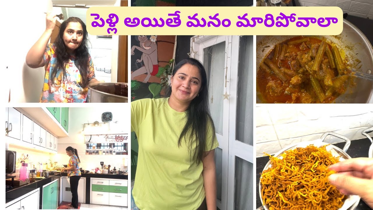 New Hair Colour || Making Murkul || Full day of cooking || Daily vlog Zindagi Unlimited Telugu Vlogs