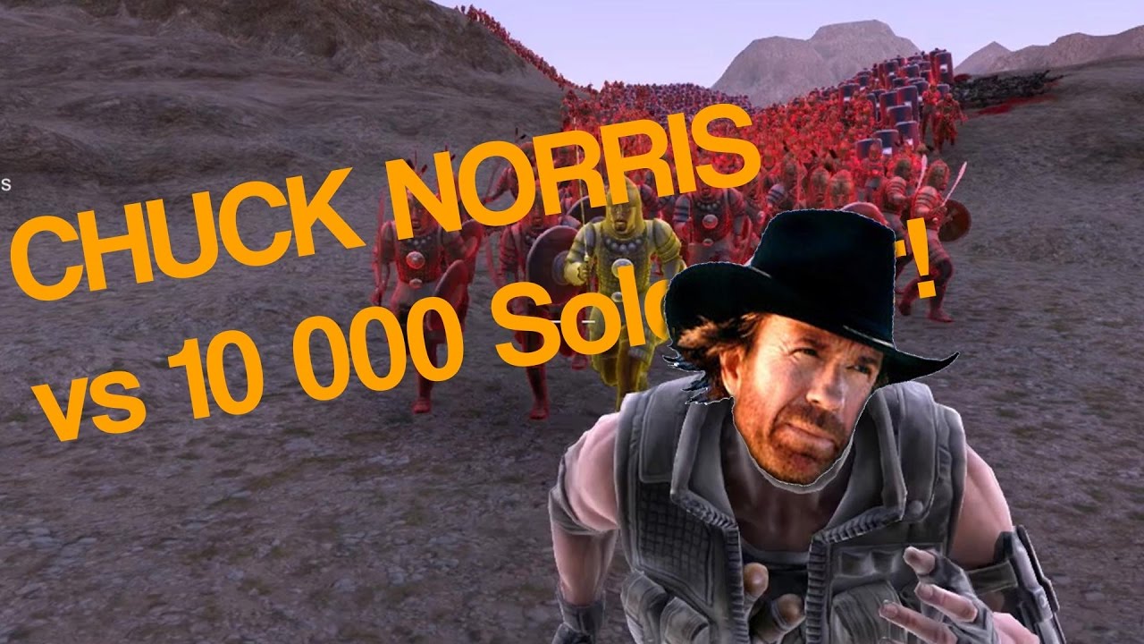 Chuck Norris vs 10 000 soldater | Ultimate Epic Battle Simulator #4