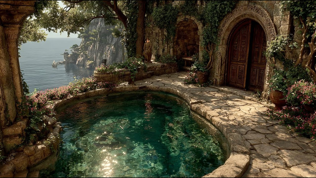 The Coastal Sanctuary | Medieval Fantasy Music & Animated Ambience