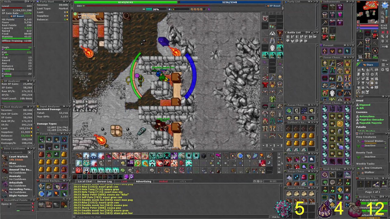 TIBIA Ferobra em Chamas