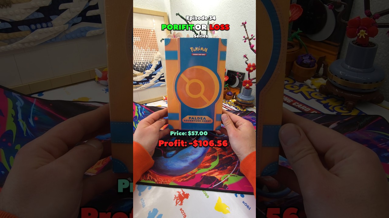 I don't know what's going on 😱 Paldea Adventure Chest opening 🔥 Profit/ Loss Ep 34 #pokemon
