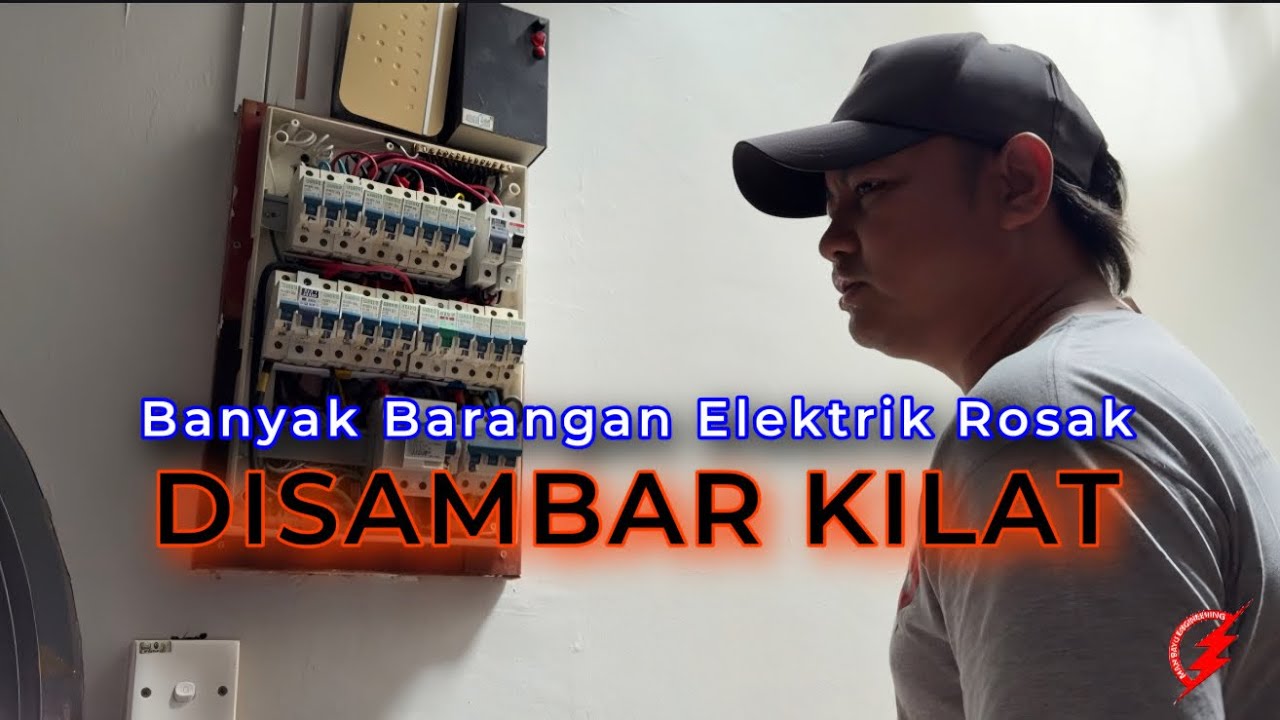 PAKAR KILAT : Barangan Elektrik Banyak yang Rosak Disambar Kilat 