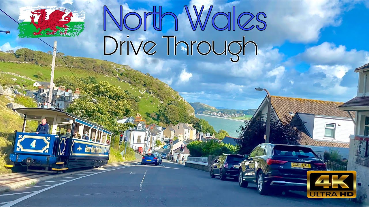 Driving North Wales 🇬🇧 Great Orme Llandudno to Conwy Town Centre