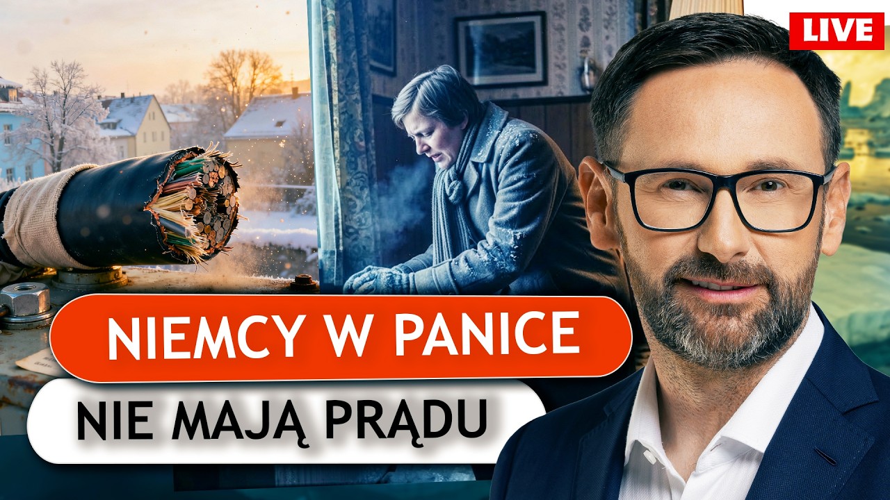 100 000 Niemc&oacute;w zamarza bez prądu - kto przeciął kabel?