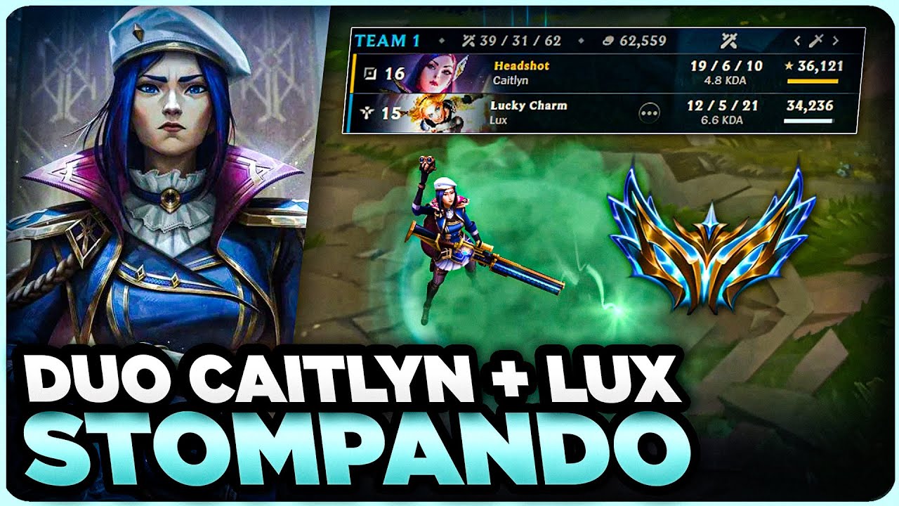 MONO CAITLYN E MONO LUX DANDO AULAS NO HIGH ELO