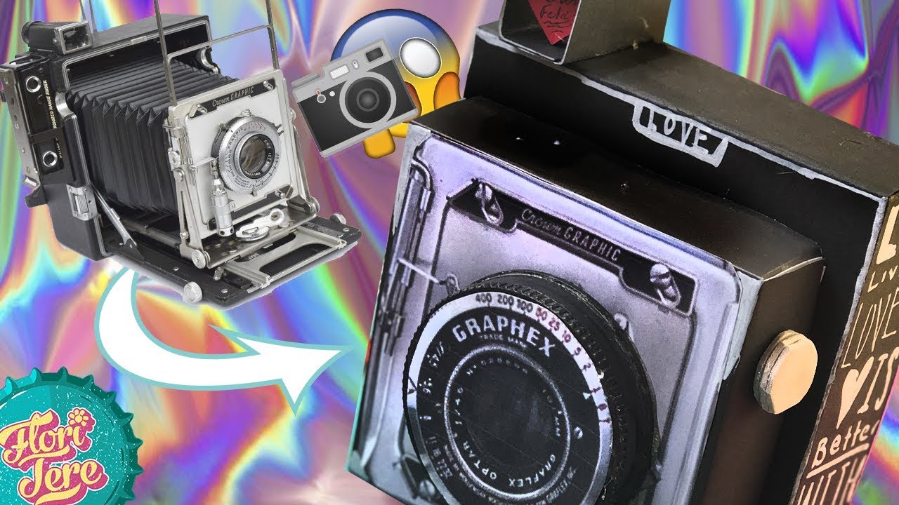 💜Album de FOTOS 📷CÁMARA SUPER VINTAGE🎞MANUALIDAD PARA REGALAR