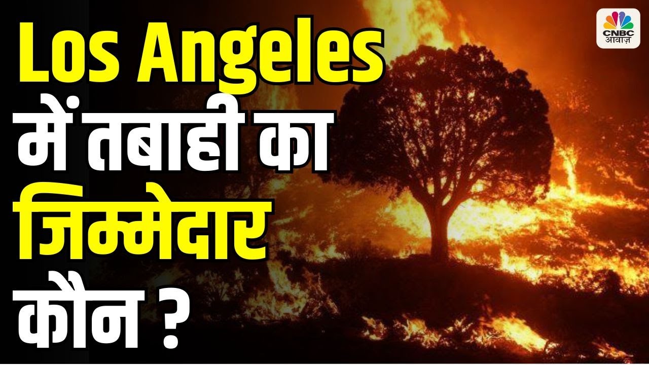 Los Angeles Fire Video:एक बार फिर तेज हो सकती है लॉस एंजेलिस में तबाही ? California Fire | N18G