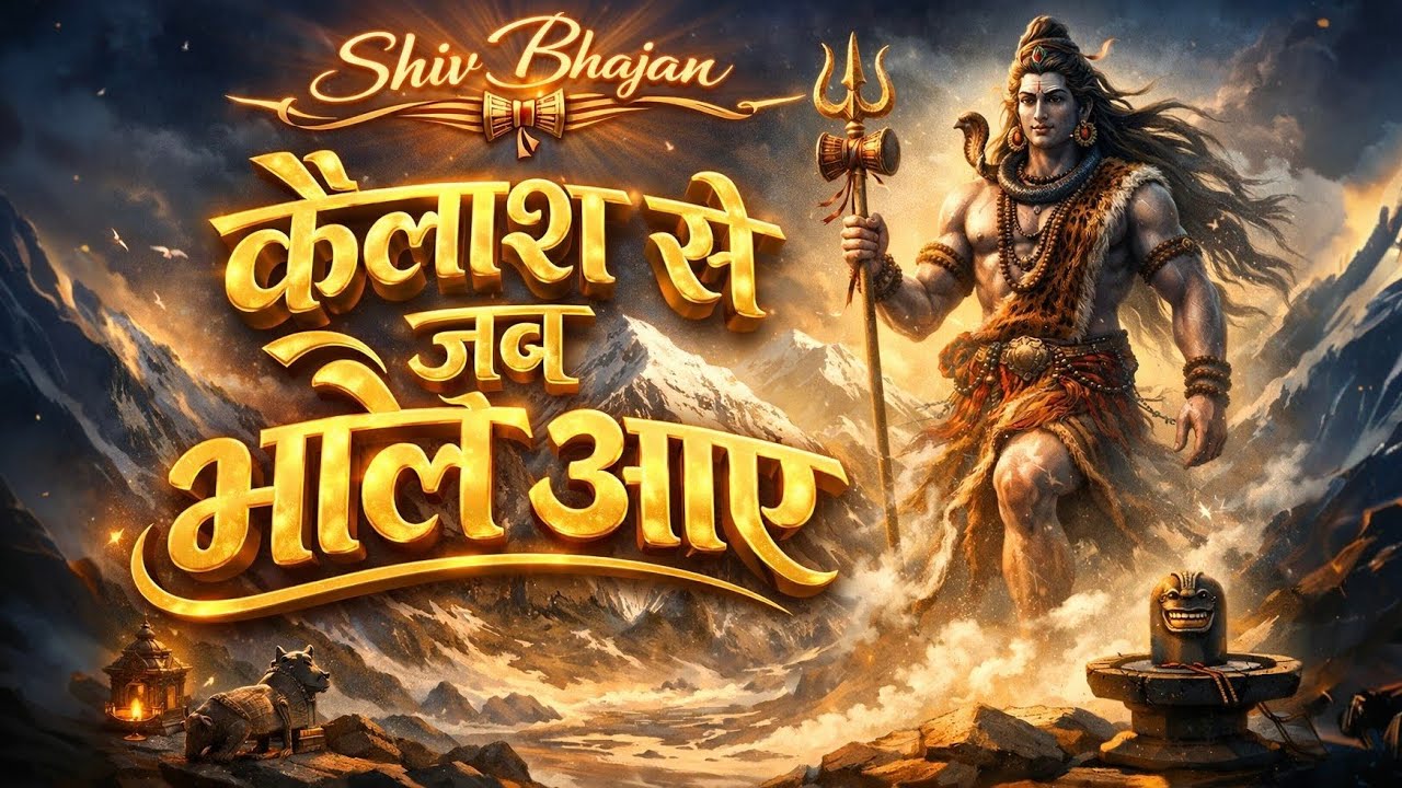 🌼कैलाश से जब भोले आए | Powerful Shiv Bhajan 2026 | Kailash Se Jab Bhole Aaye | Soulful Shiv Bhajan