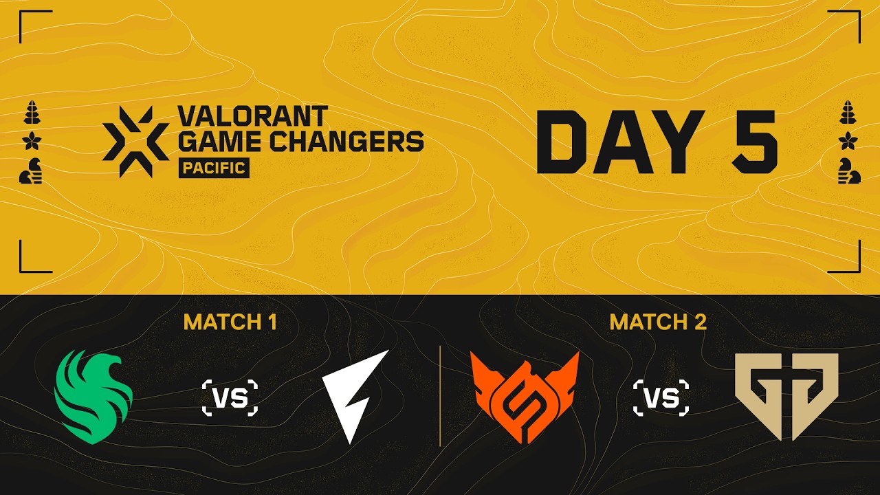 FL vs. FLC / GEN vs. FSU &mdash; VCT Game Changers Pacific &mdash; Day 5