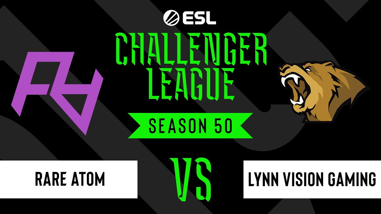 LIVE: Rare Atom vs Lynn Vision Gaming - ESL Challenger League - Season 50 AP