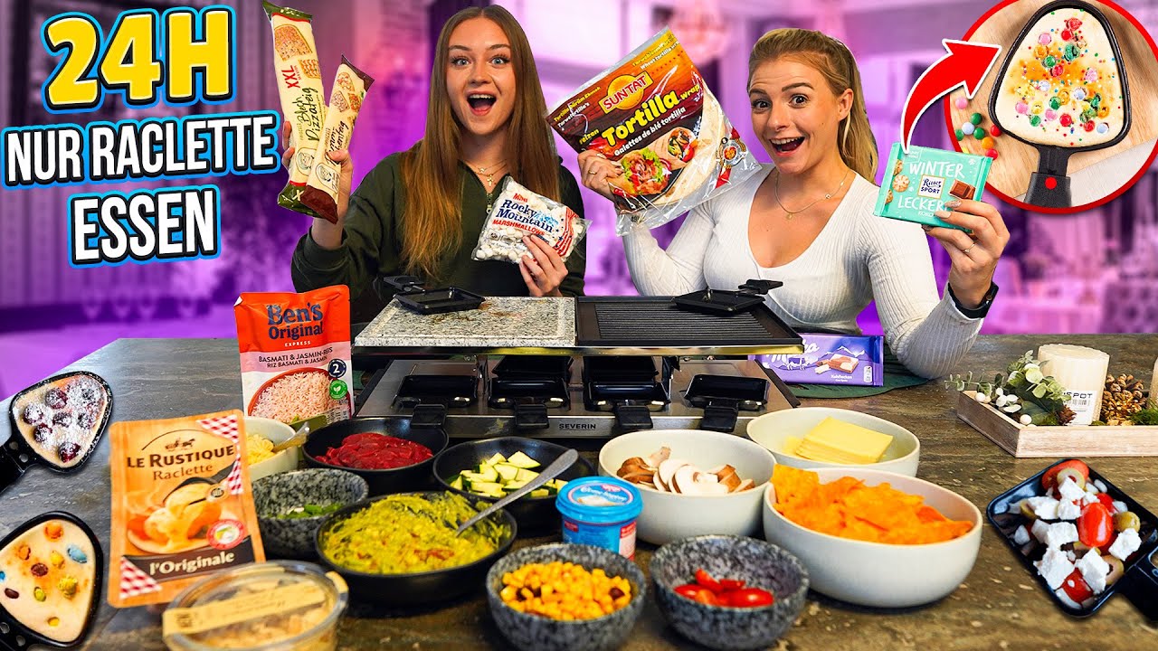 Wir essen ALLE Raclette Variationen an einem Tag 🧀 🤤