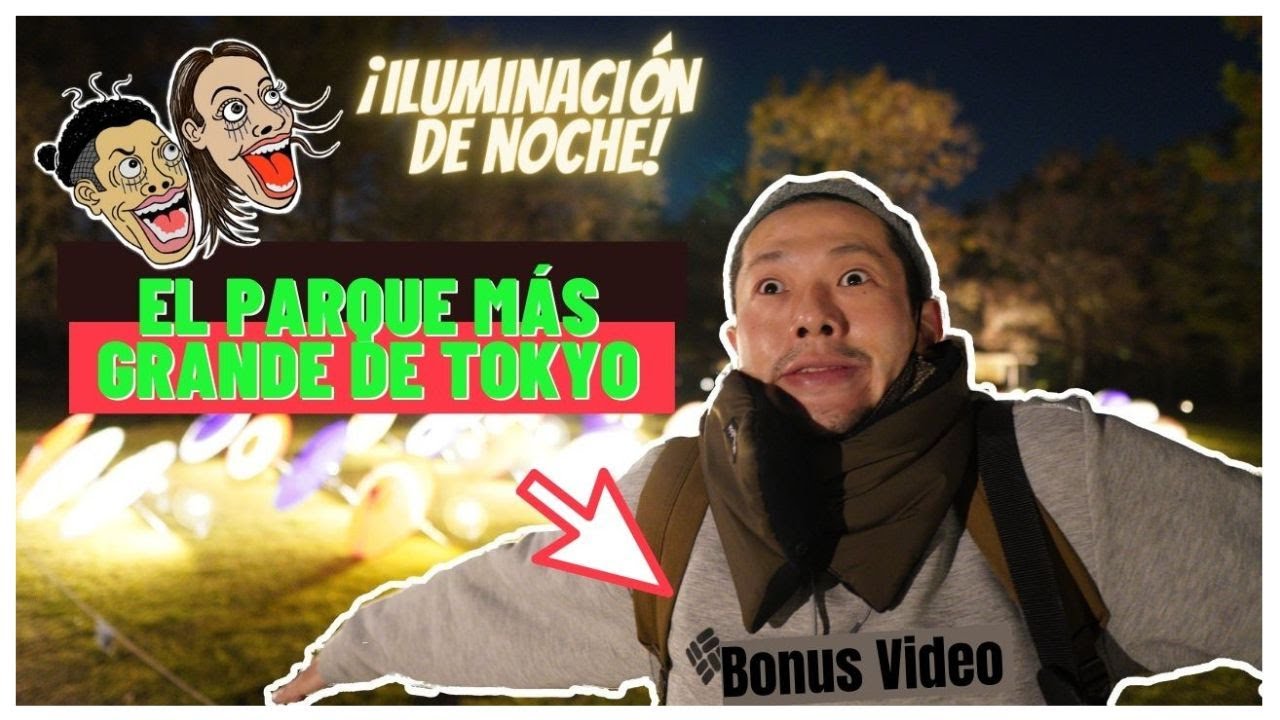 -BONUS  VIDEO-  ¡Te presentamos otra faceta del parque más grande en Tokyo!  | ILUMINACIÓN DE NOCHE