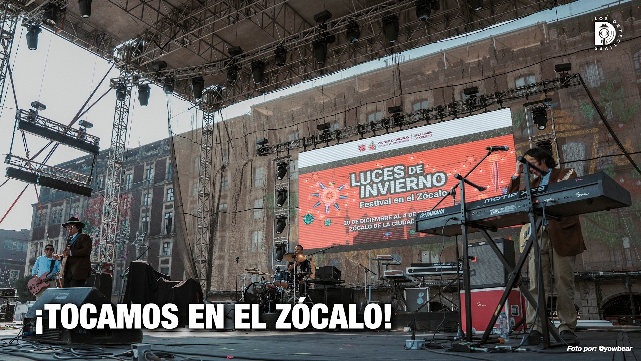 VLOG: Tocamos en el Zócalo de la Ciudad de México | Así se vivió el Festival Luces de Invierno