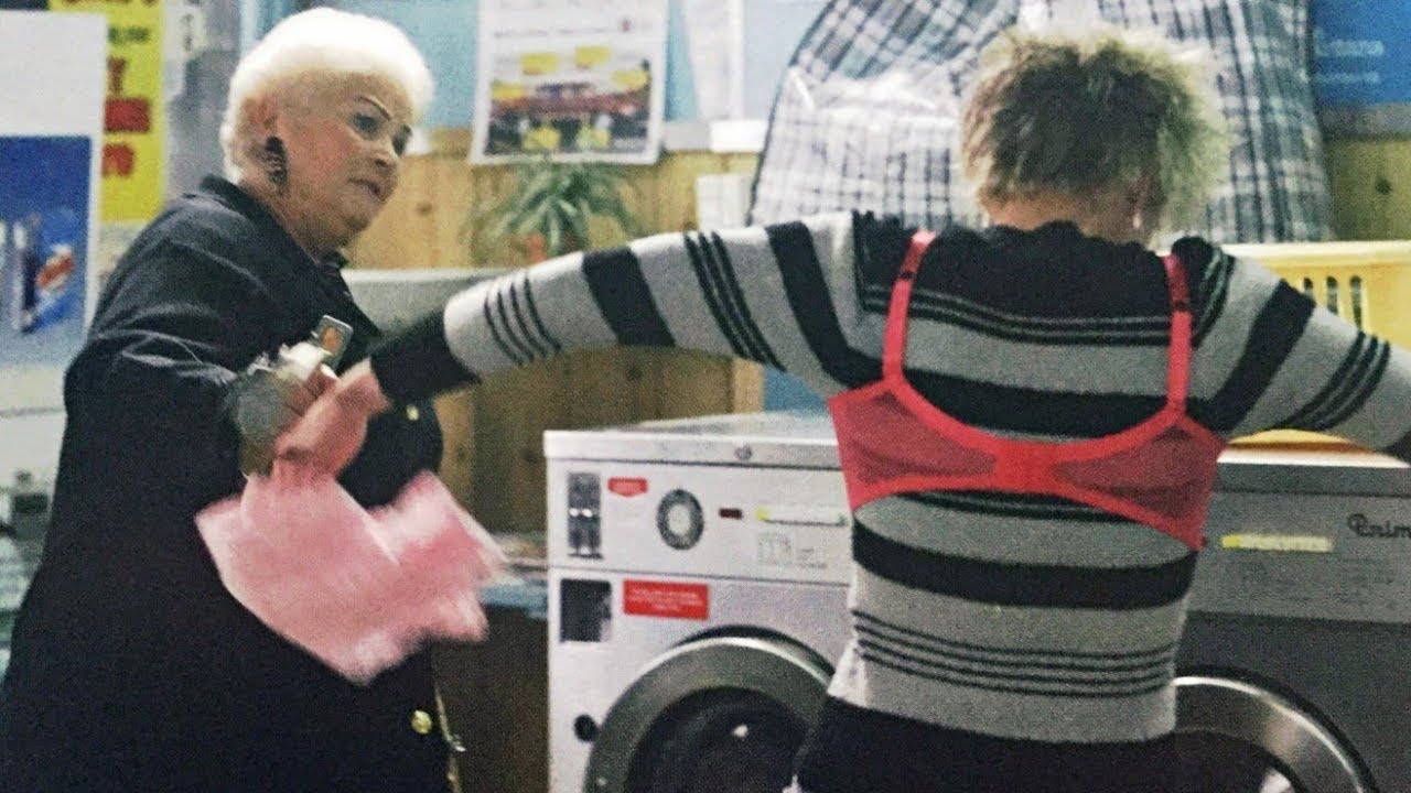 EastEnders - Pat Evans Attacks Shirley Carter (13th May 2008)