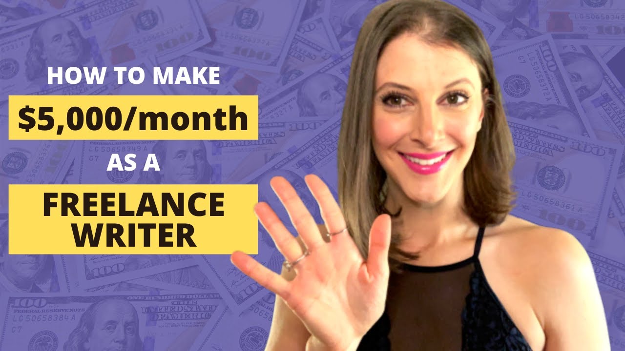 How to Make $5,000 a Month as a Beginner Freelance Writer \\ Freelance Writing Tips