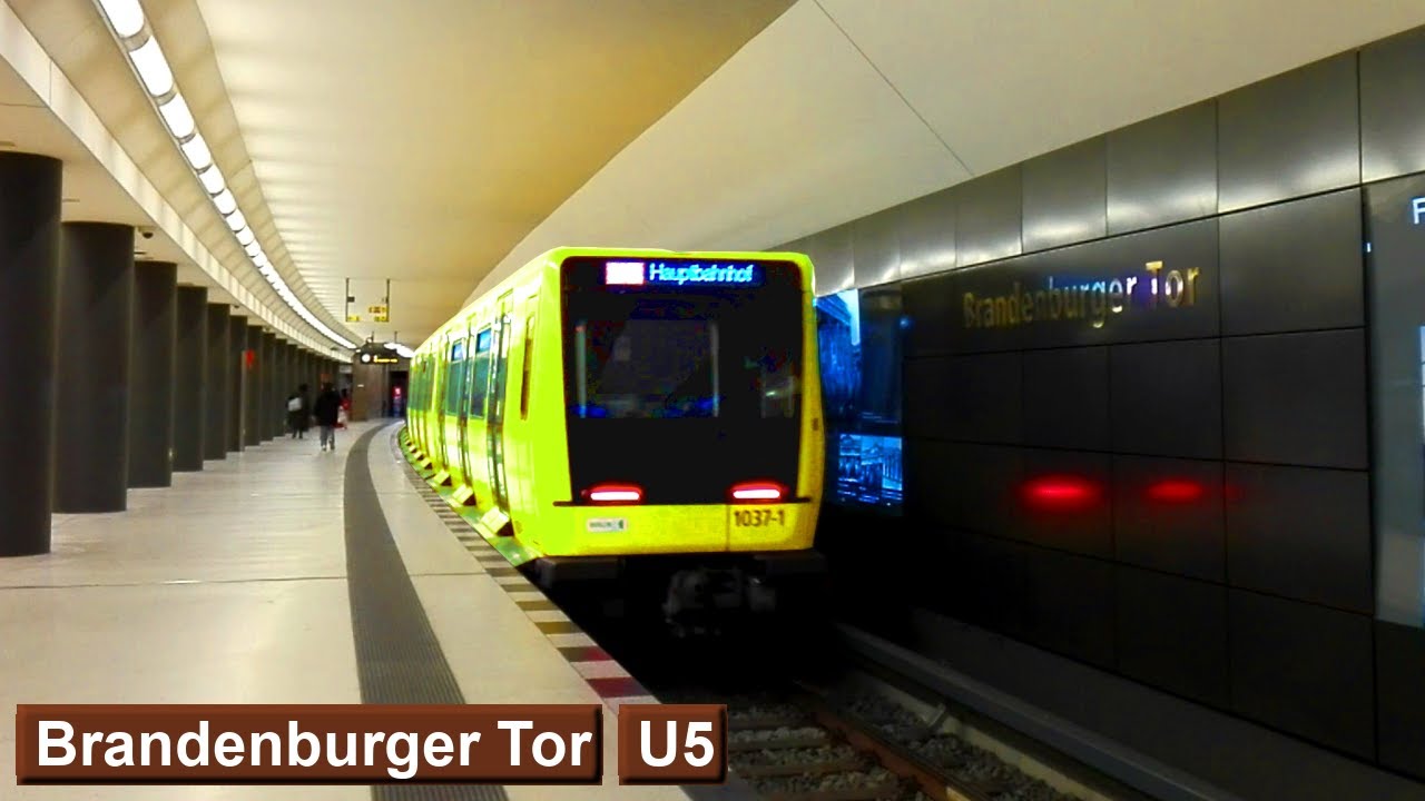 Brandenburger Tor U5 : Берлинский метрополитен ( BVG IK - F76 - H )