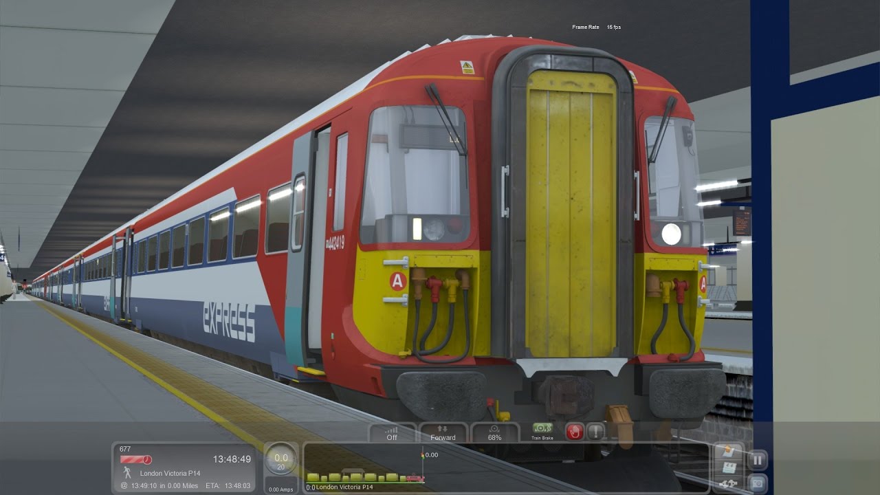Train simulator 2017:class 442 Gatwick-Victoria