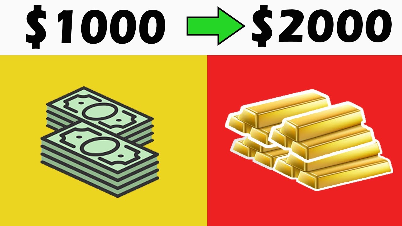 How To Invest $1000 in 2019! 5 WAYS [Turn 1k into 2k] 💥💰💰💥