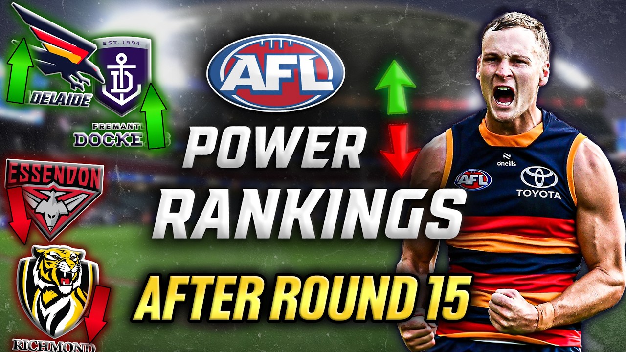 РЕЙТИНГ команд AFL после 15-го тура | Power Rankings 2026