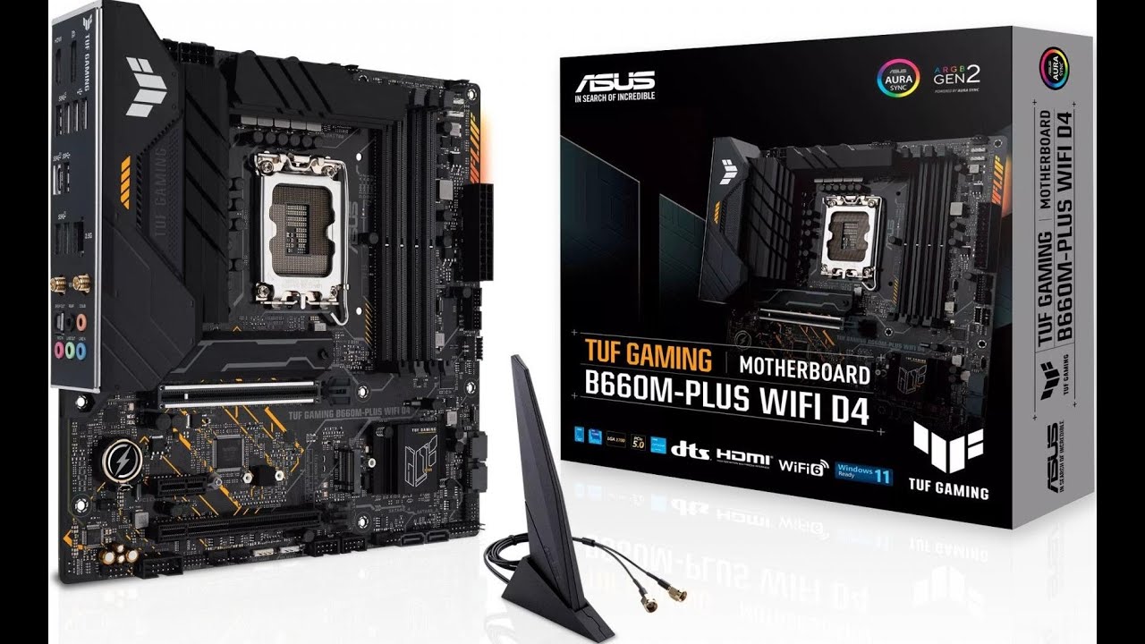ASUS TUF GAMING B660M-PLUS WIFI D4  🎯  Motherboard Unboxing and Overview