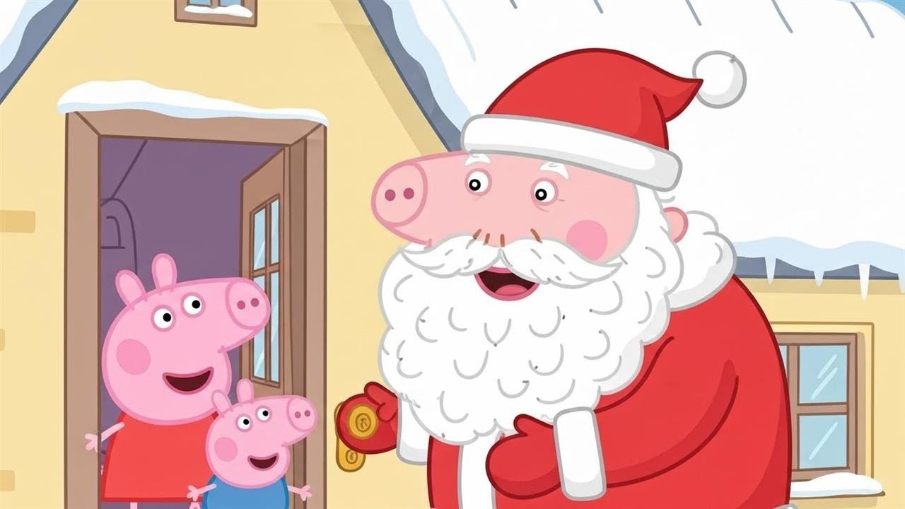 🎄 Julemanden hos Peppa Gris &ndash; Magisk bes&oslash;g ✨ | Sang for b&oslash;rn